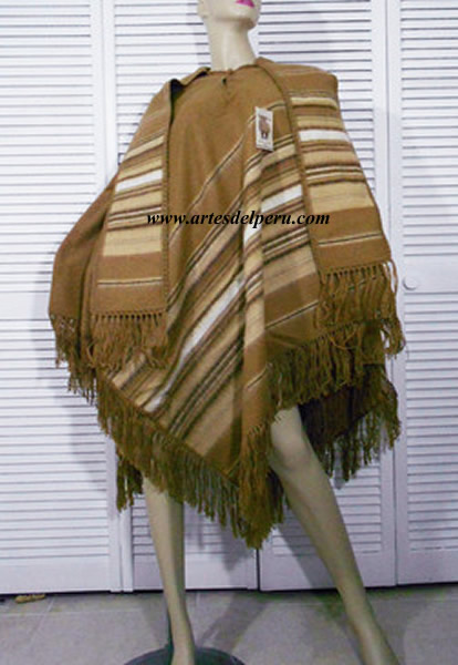 poncho de alpaca