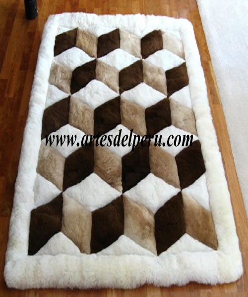alfombra de lana de alpaca