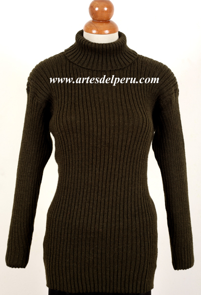 sueter de lana de alpaca, prenda de lana de alpaca para  damas